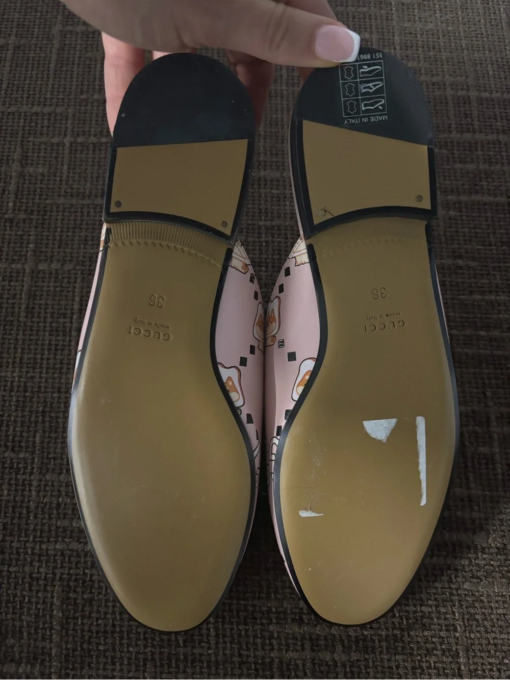 Gucci x Pikarar Kawaii Princetown Mule | Pink Leather | Size 6 | Retail $950 - Picture 9 of 10